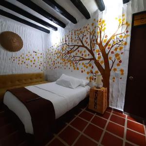 Giường trong phòng chung tại Villa Luisa +5 ảnh