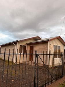 Bygningen som feriehuset ligger i