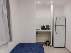 Kuchyň nebo kuchyňský kout v ubytování Don Alberto Departamento 2