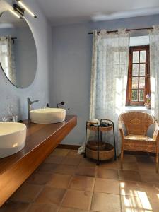 Koupelna v ubytování Haciendas del Valle - Casa San Miguel