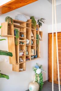 Μία ή περισσότερες κουκέτες σε δωμάτιο στο Villa Topaze