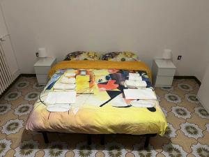 Ένα ή περισσότερα κρεβάτια σε δωμάτιο στο Bed & Breakfast Villa Emma