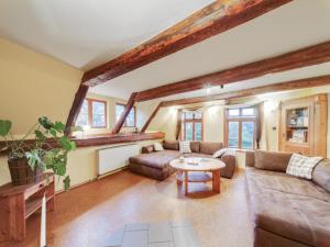 Χώρος καθιστικού στο Spacious Apartment with Garden