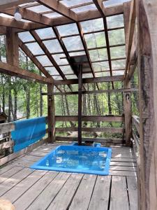 Πισίνα στο ή κοντά στο cabañas refugio quillaileo