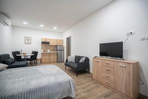 Μια τηλεόραση ή/και κέντρο ψυχαγωγίας στο Studio apartman MALA OAZA