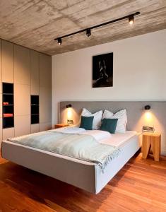 Ένα ή περισσότερα κρεβάτια σε δωμάτιο στο Wildwald Lodge