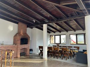 Posezení v ubytování Gura Raului Casa de Vacanta