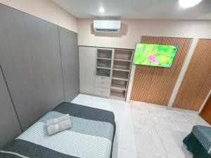 Voodi või voodid majutusasutuse Casa CAXTUS toas