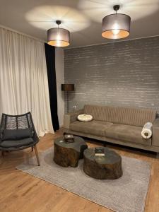 Posezení v ubytování Monastery 2 Private Apartments