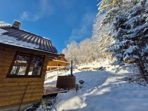 Chaty Jelenye durante el invierno
