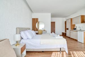 Η κουζίνα ή μικρή κουζίνα στο Aqua Lounge Aparthotel Ulcinj