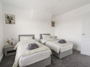 Postel nebo postele na pokoji v ubytování Entire Home in Leicester United Kingdom