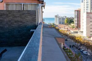 a view of a street from a building at Apartalux Ático Jaime I in Benidorm +42 photos