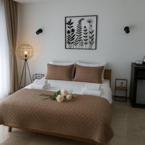 Ένα ή περισσότερα κρεβάτια σε δωμάτιο στο White House Radac Peja