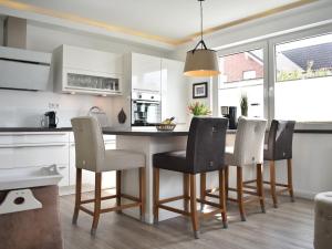 Η κουζίνα ή μικρή κουζίνα στο Watt'n Flair Hohe Düne