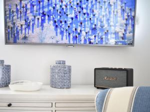 Μια τηλεόραση ή/και κέντρο ψυχαγωγίας στο Watt'n Flair Hohe Düne