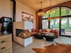 Χώρος καθιστικού στο Holiday apartment with 2 bedrooms