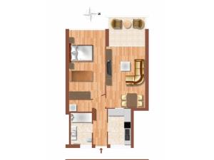 Κάτοψη του Seagull Seagull's Nest Scharbeutz