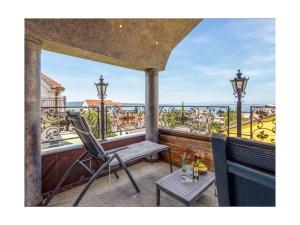 En balkon eller terrasse på Apartment Villa Ana Selce