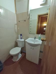 Ένα μπάνιο στο Cabañas Ross