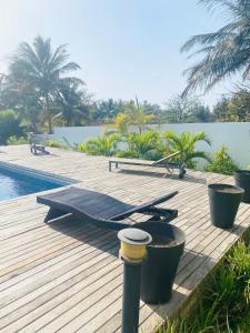 Fotografie z fotogalerie ubytování Villa de reve bord de mer piscine 5 chambres v destinaci Cap Skirring