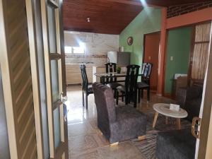 Χώρος καθιστικού στο Apartamento Campestre Leo