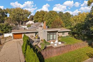 Bygningen som feriehuset ligger i