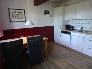 Kuchyň nebo kuchyňský kout v ubytování Holiday home in Midlum with swimming pool