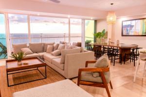 Posezení v ubytování Condo de lujo en Mazatlan Peninsula