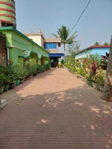 Bygningen som den private indkvartering ligger i