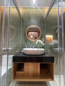 Koupelna v ubytování May Home Green Apartment