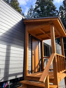 Balkón nebo terasa v ubytování 雪箱神楽