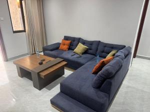 Χώρος καθιστικού στο Bling apartments