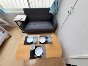 Et opholdsområde på ハイツ緑ヶ丘206 + 11 billeder