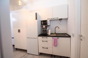 Η κουζίνα ή μικρή κουζίνα στο Yes, Sir!