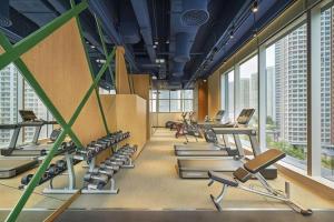 Γυμναστήριο ή/και όργανα γυμναστικής στο Hotel COZi·Wetland
