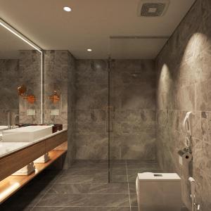 Koupelna v ubytování Anyla Grand Hotels