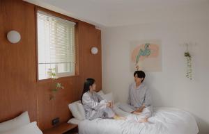 Khách lưu trú tại Blue Mansion Seoul