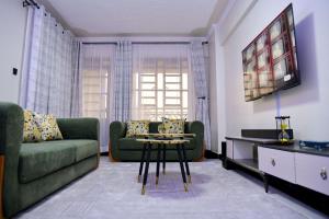 Χώρος καθιστικού στο Araka Homes