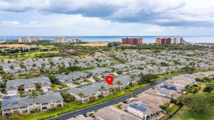 an aerial view of a resort with a stop sign at Your Resort Home Walk to Disney & Beach in Honokai Hale