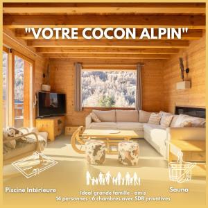 Fotografie z fotogalerie ubytování Chalet La Tanière avec piscine et sauna - Vars Saint Marcellin v destinaci Vars