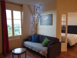 Ένα ή περισσότερα κρεβάτια σε δωμάτιο στο Couvent Providence