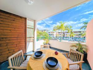 Μπαλκόνι ή βεράντα στο Studio Bleu Cozy - cocon pour 2 à Saint-Gilles