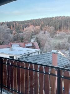 Balkón nebo terasa v ubytování Wohnung Natascha