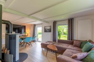 Khu vực ghế ngồi tại Ferienhaus DeichKate