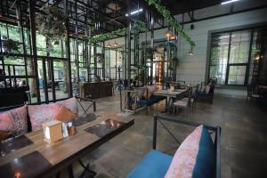 Χώρος καθιστικού στο VOGUE-NABRAN-Hotel