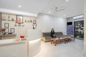 Χώρος καθιστικού στο FabHotel Marine - Vishnu Temple Bada Lalpur