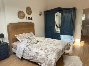 Postel nebo postele na pokoji v ubytování Petit cocon à 5 min de Sedan