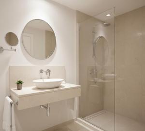 Phòng tắm tại Siera Luxury Hotel