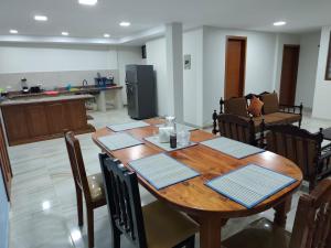 Kuchyň nebo kuchyňský kout v ubytování La última parada del Alauseño + 8 fotografií